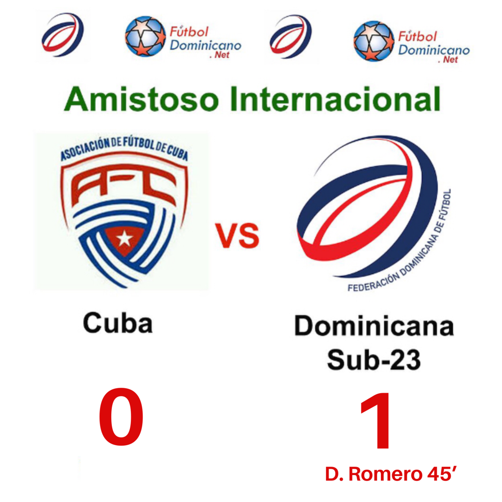 Onceno  Dominicana Sub-23 1-0 Cuba
